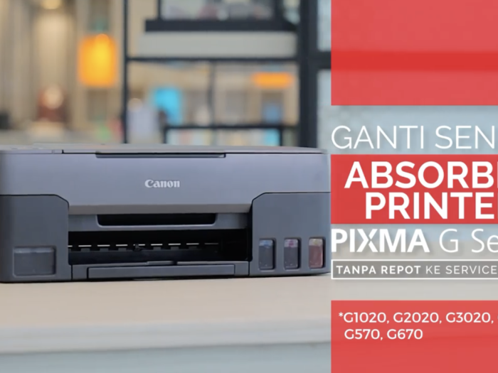 ganti absorber canon